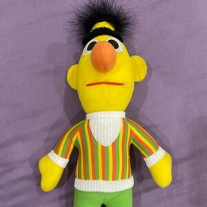 BERT 13” Sesame Street Stuffed Plush Playschool Vintage Doll!